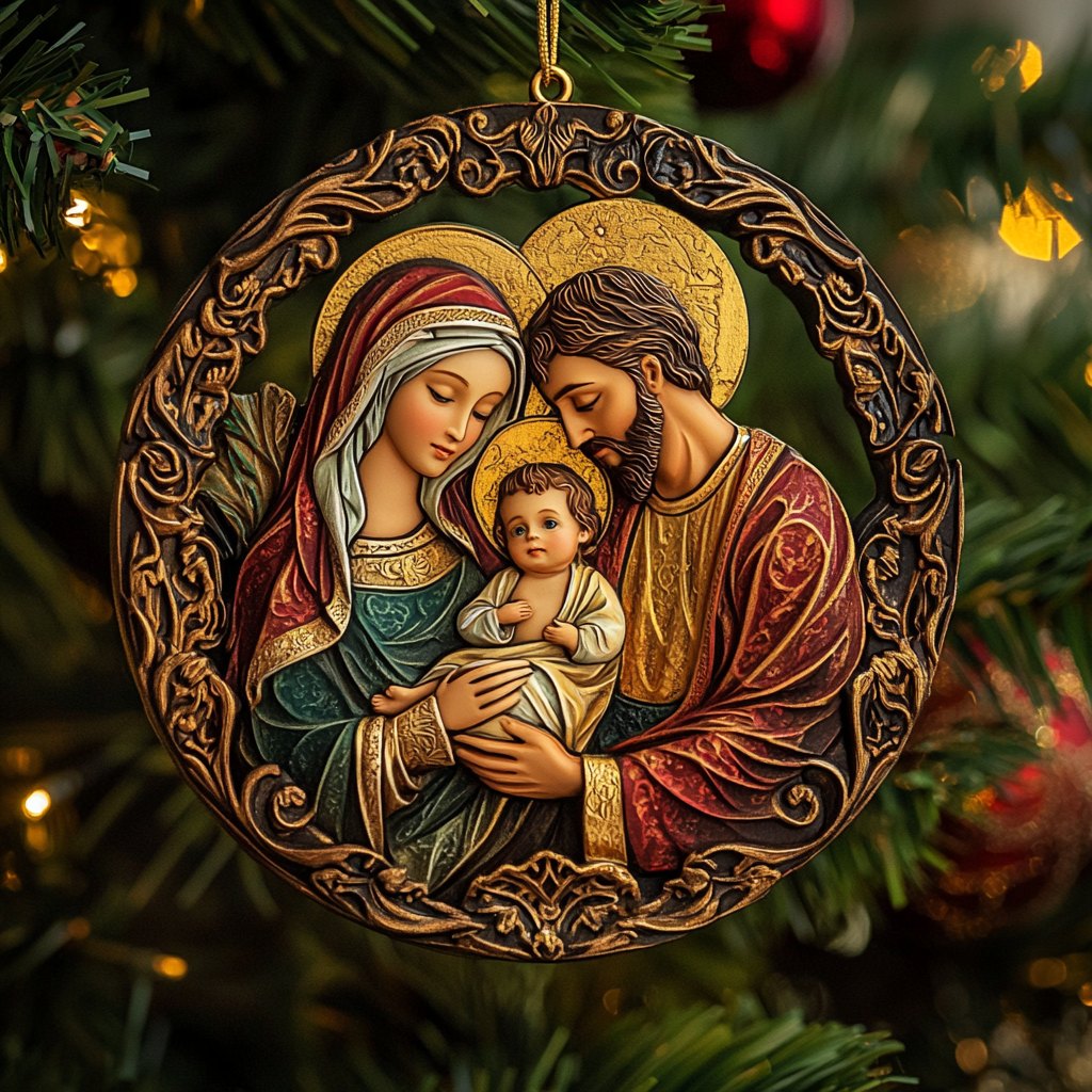 Evening Glow Christmas Ornament