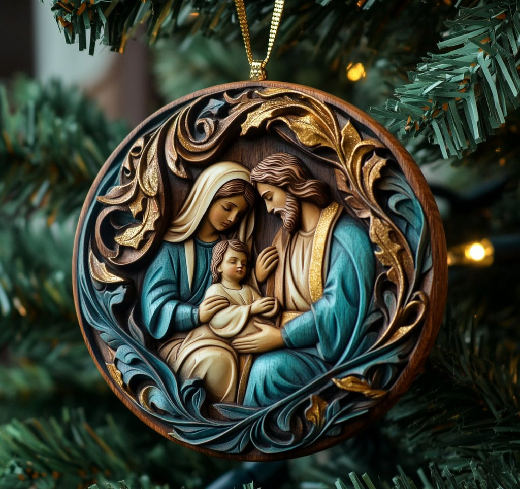Flickering Flames Christmas Ornament