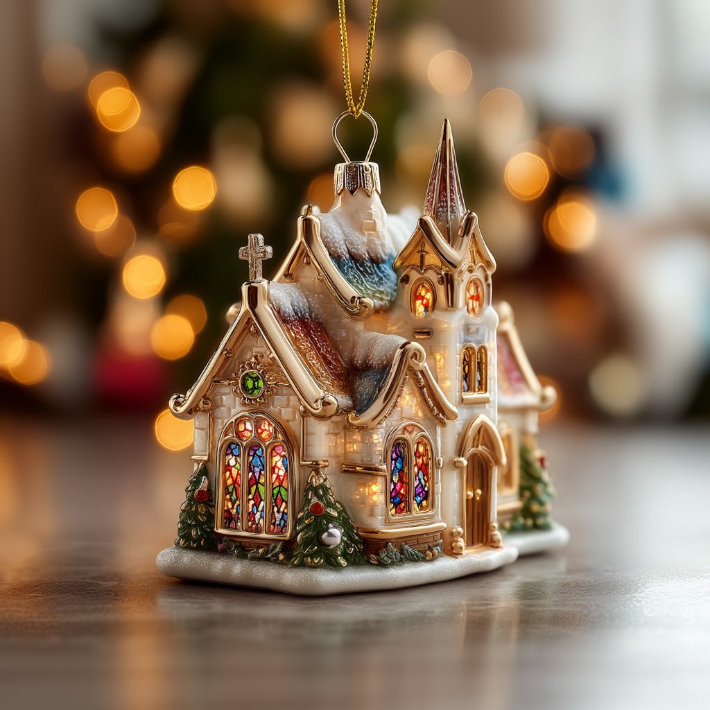 Holy Gothic Christmas Ornament