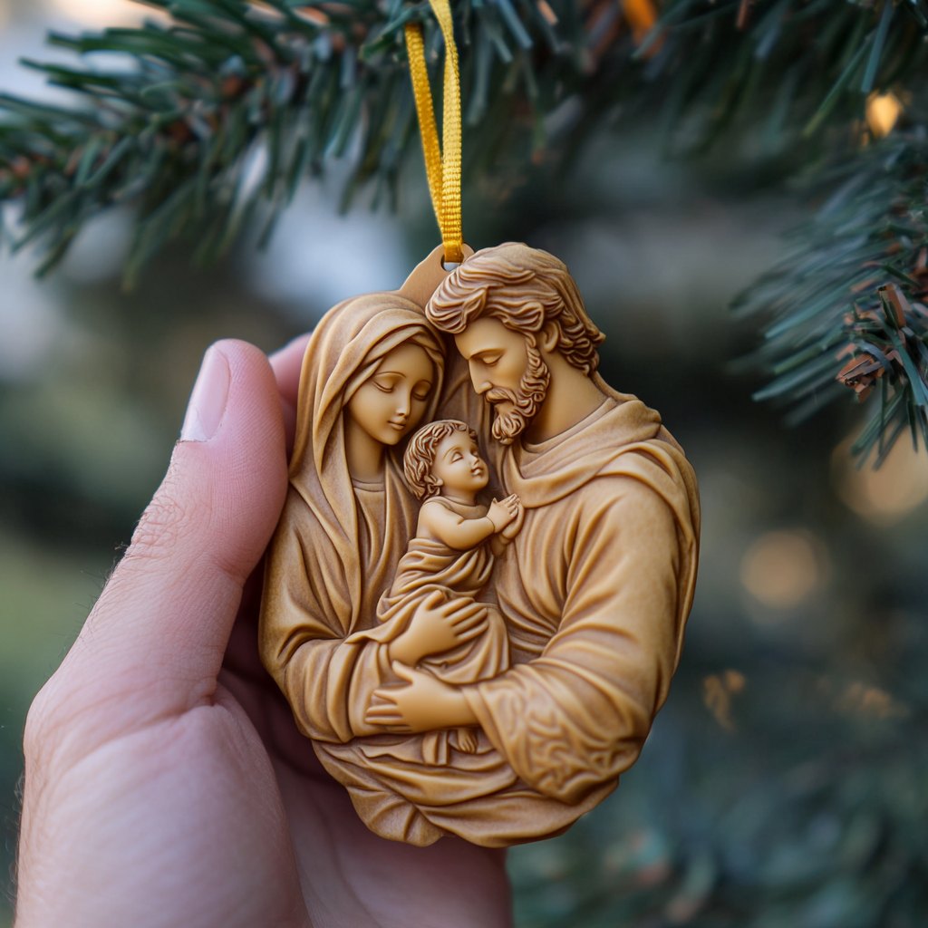 Reading Yorkshire Terrier Adorable Christmas Ornament