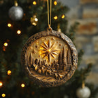 Holly Berry Nest Christmas Ornament