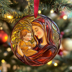 Golden Glow Sunflower Christmas Ornament