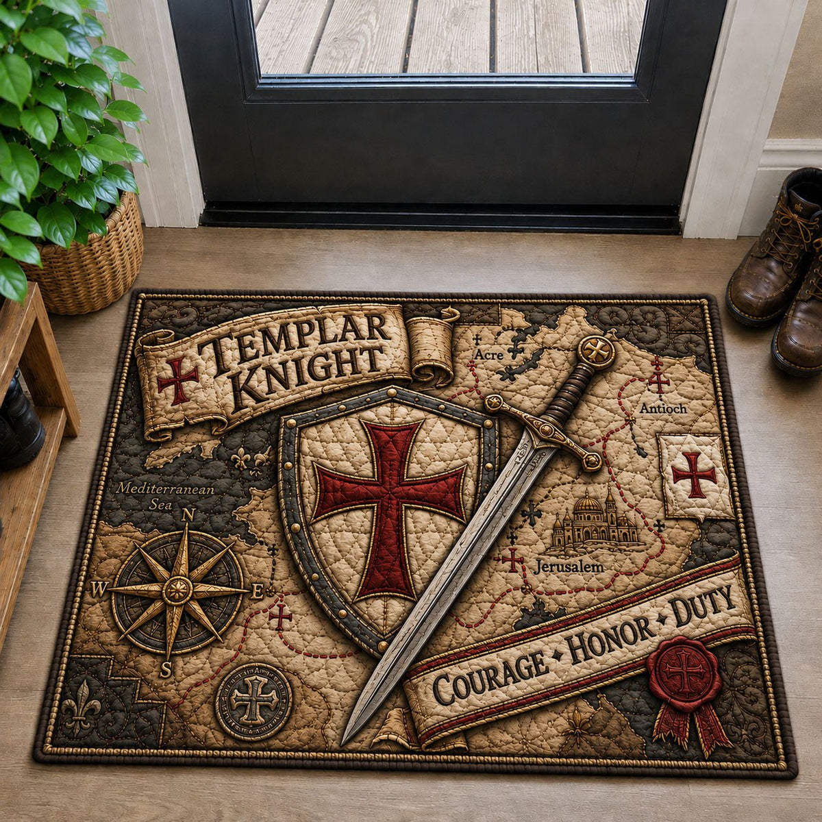 Holy Land Quest Doormat - Nature Design | Printed Welcome Doormat