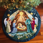 Holy Night Round Mat Rug - Nature Design | Serene Home Decor