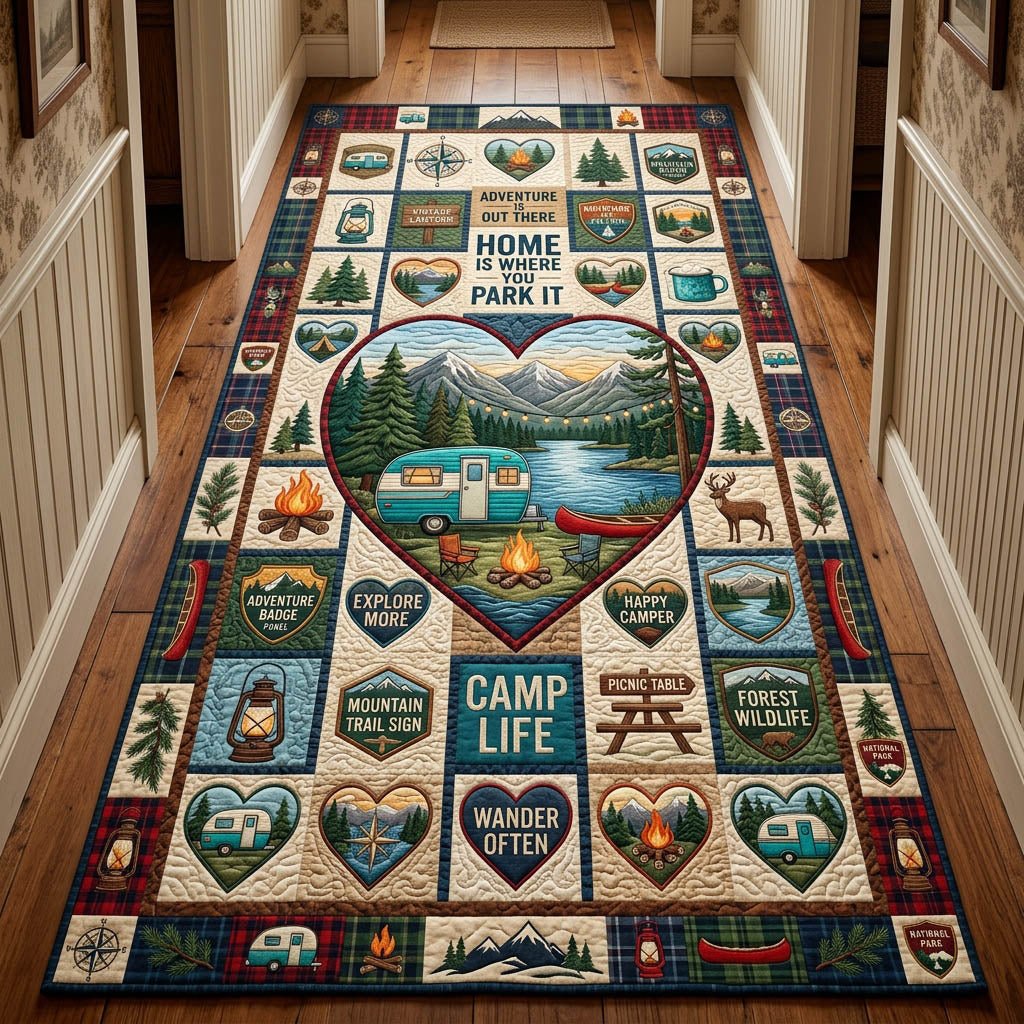 Home Is Where You Park It Runner Rug - Nature Design | Serene Runner Rug