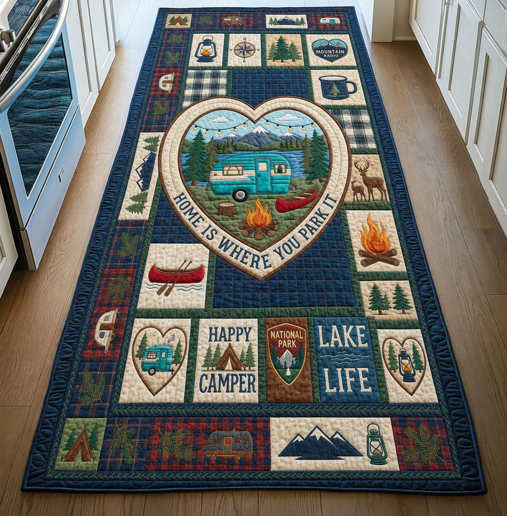 Home Is Where You Park It Runner Rug - Nature Design | Serene Runner Rug