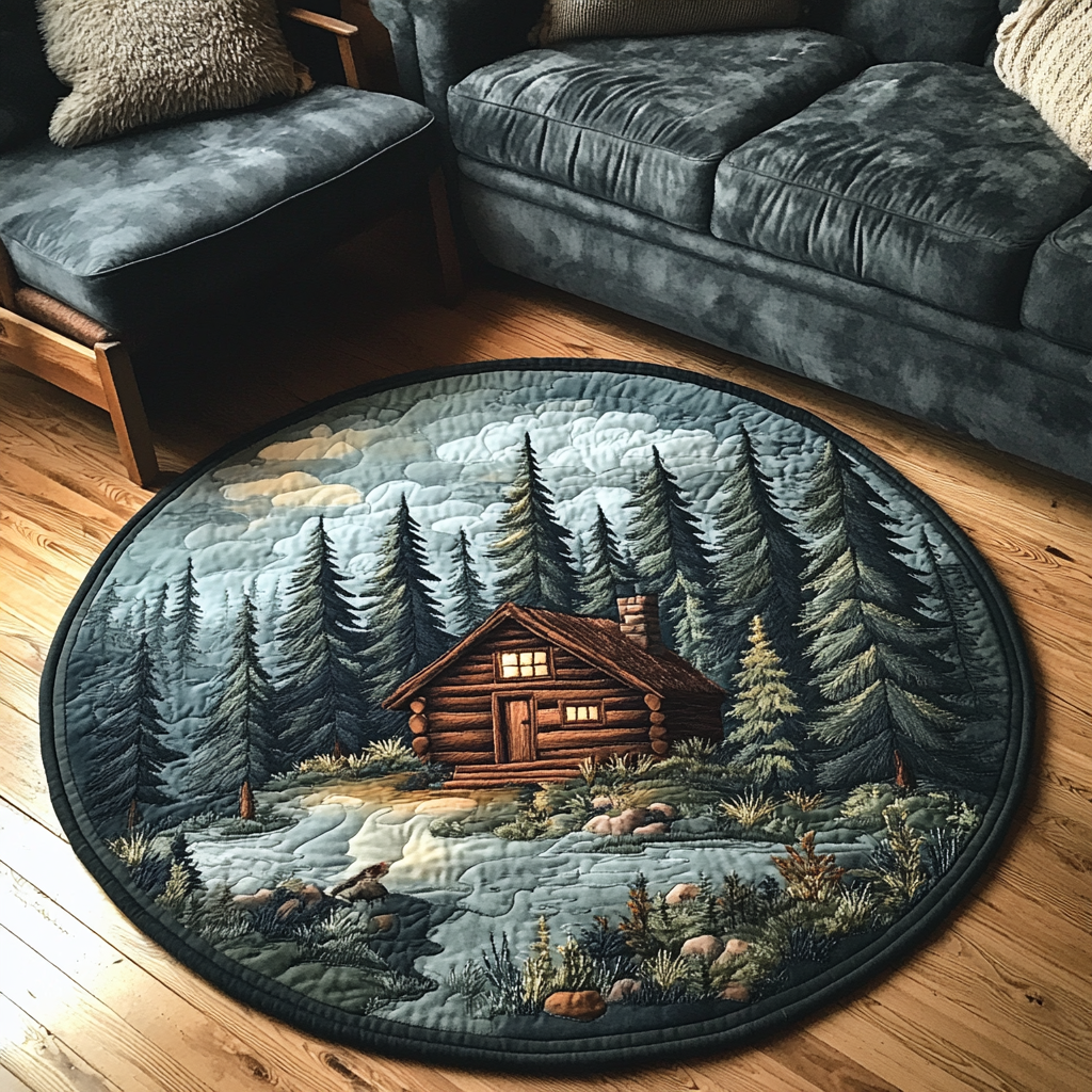 Homestead Charm Round Mat Rug