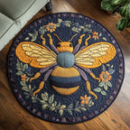Honey Garden Round Mat Rug - Nature Design | Serene Home Decor