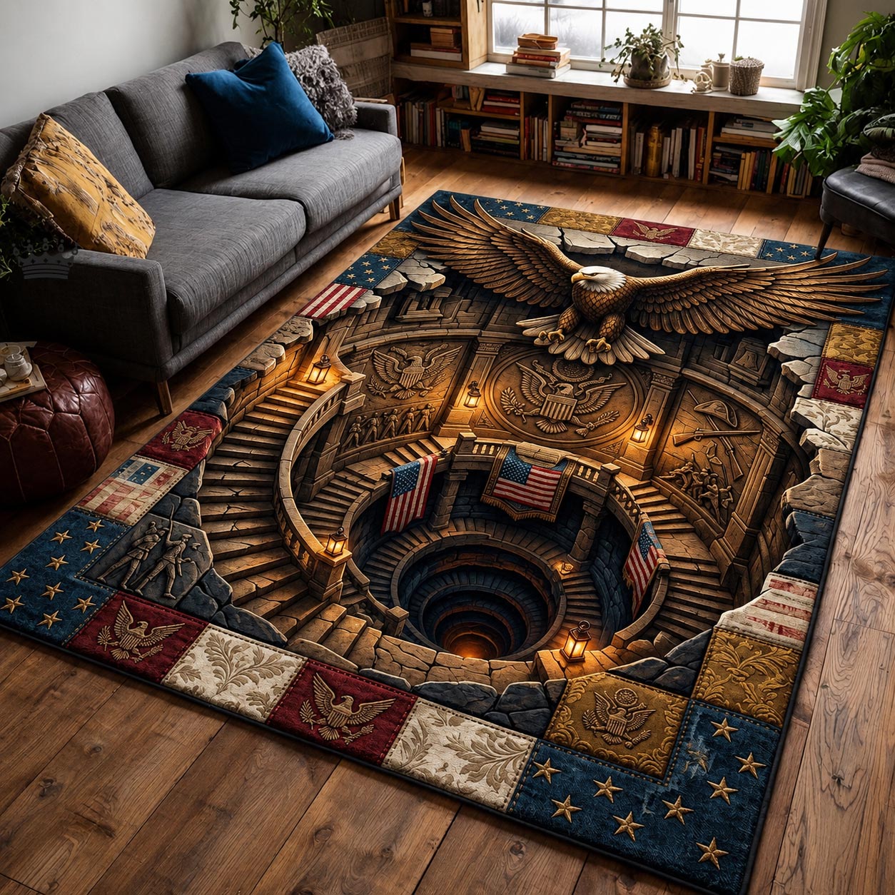 Honor Legacy area rug in a living room