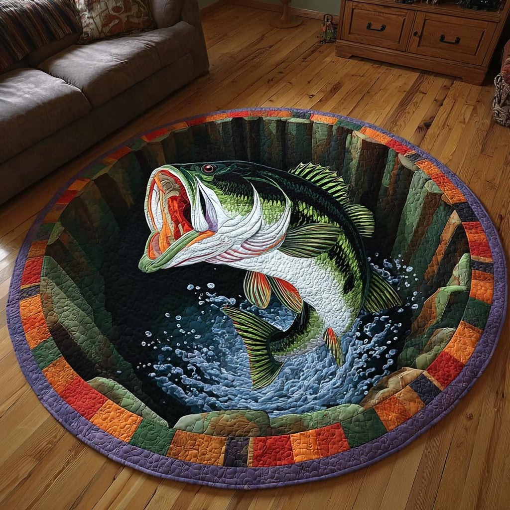 Hooked in the Void Round Mat Rug - Nature Design | Serene Home Decor