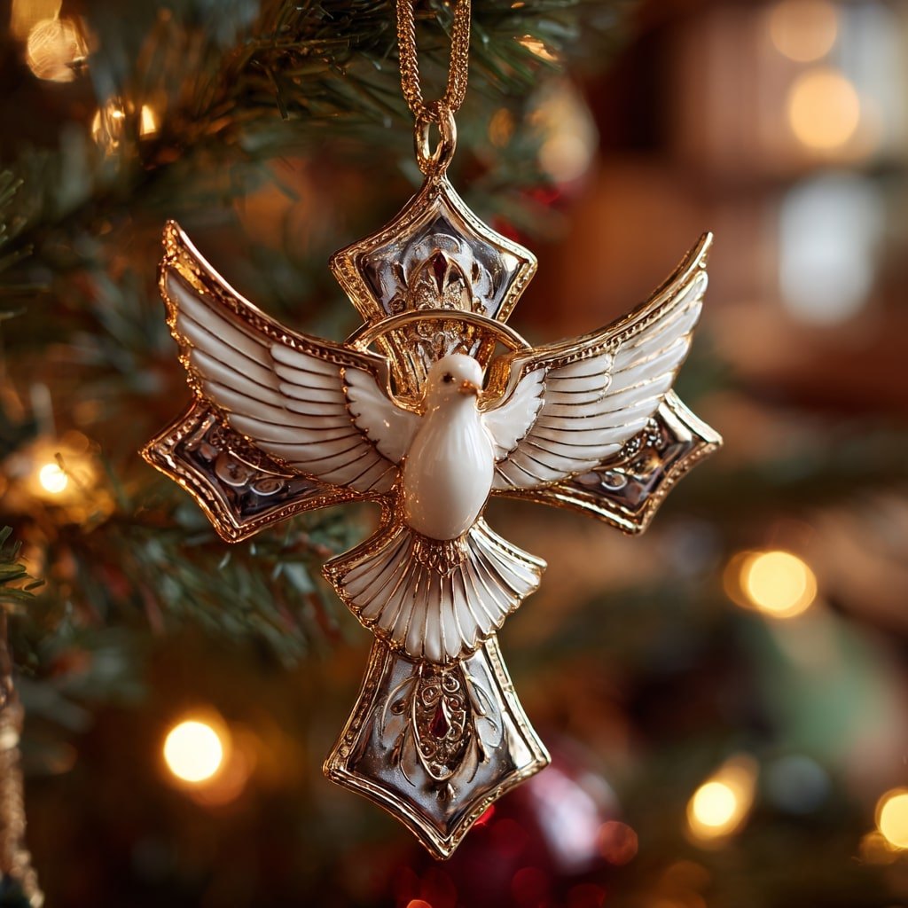 Hope Love Christmas Ornament