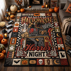 Horror Night area rug in a living room