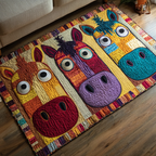 Horse Legend area rug in a living room