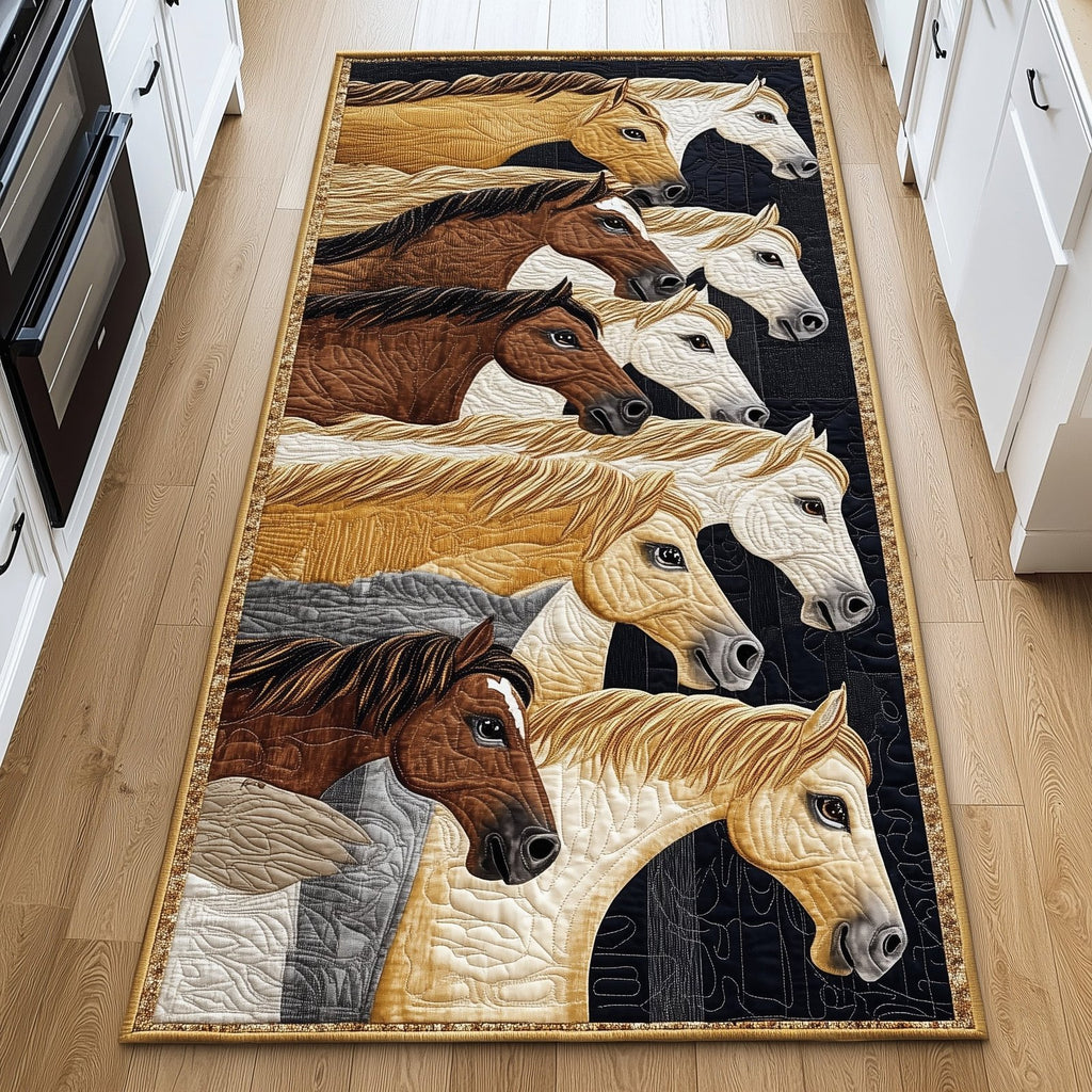 Horse Runner Rug - Cute Pet Design | Animal Printed Runner Rug