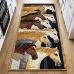 Horse Runner Rug - Cute Pet Design | Animal Printed Runner Rug