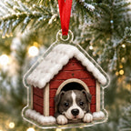 Purple Blossom Bee Christmas Ornament