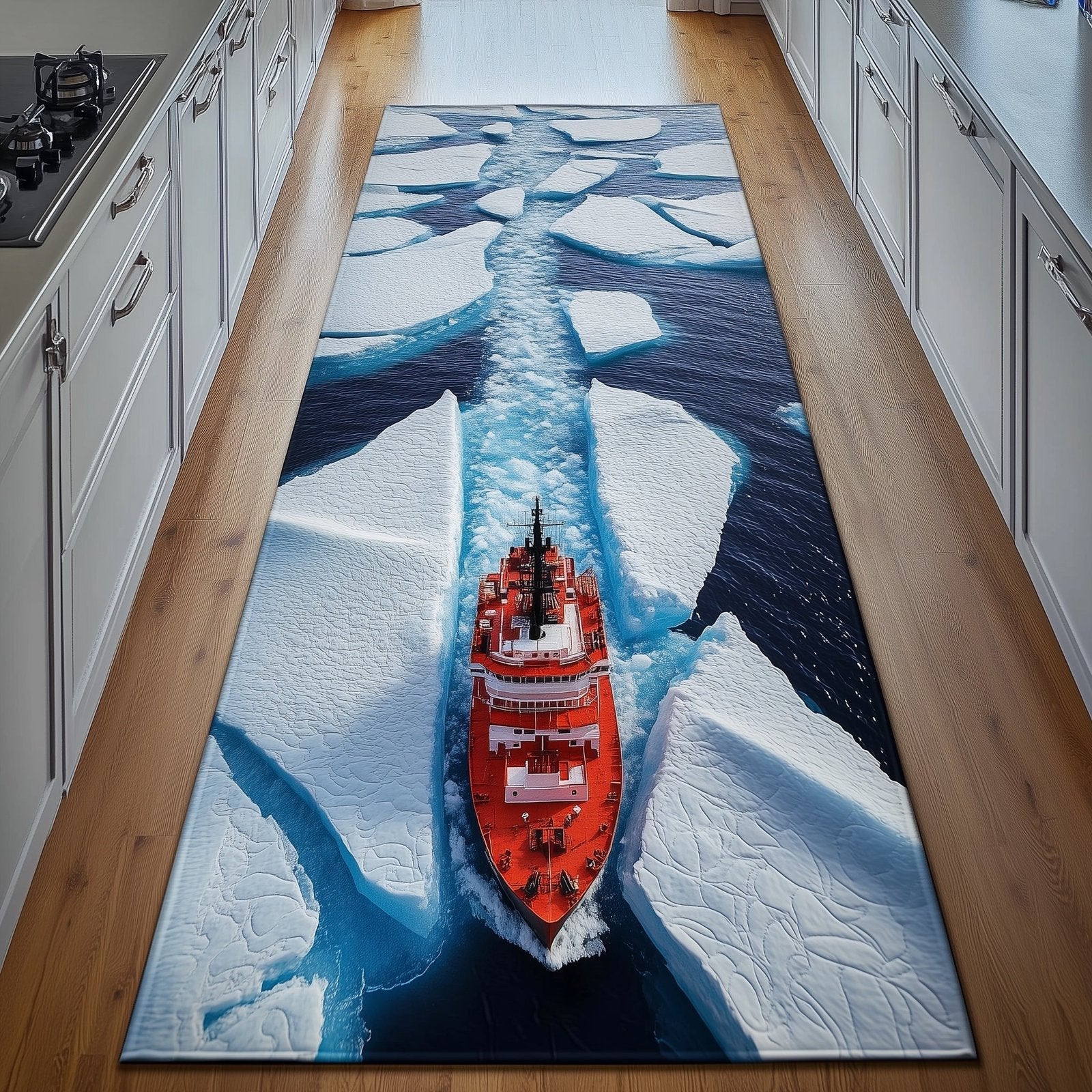 Icebreaker Voyage Runner Rug - Nature Design | Serene Runner Rug