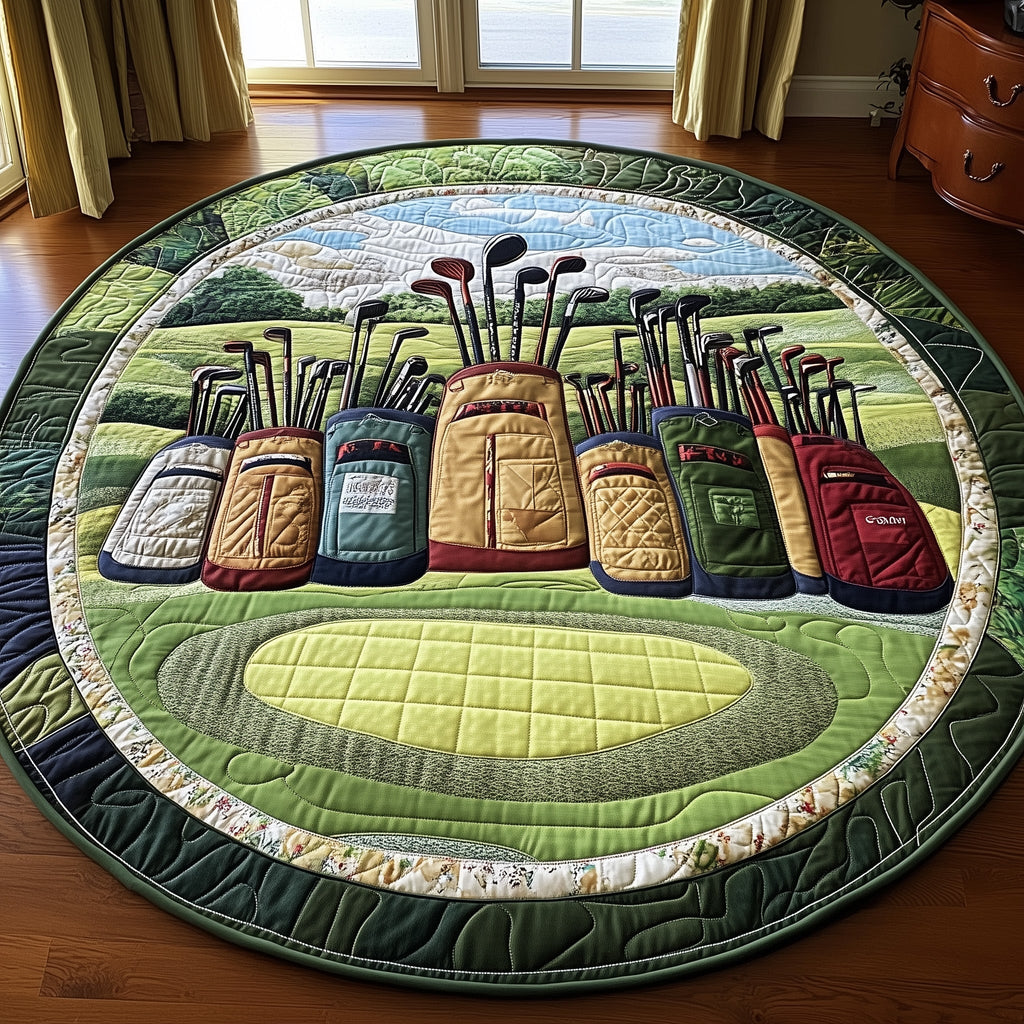 In the Golf Bag Round Mat Rug GFTOTP8317