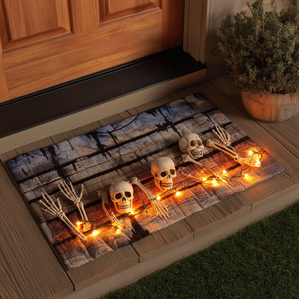 Infernal Crossing Doormat - Nature Design | Printed Welcome Doormat - washable non-slip printed rug