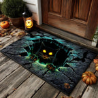 Inferno Cat Rising Doormat - Cute Animal Design | Printed Welcome Doormat