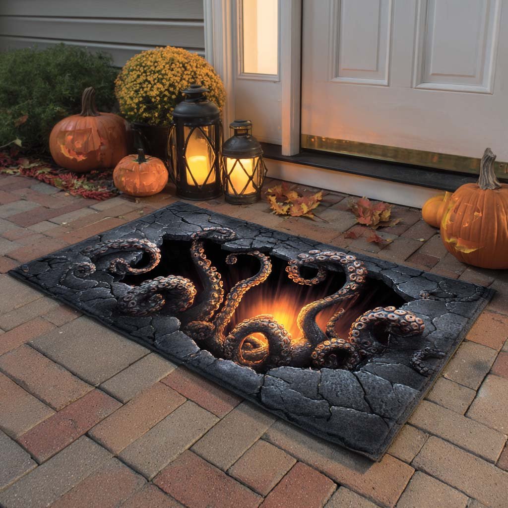 Inferno Tentacles Doormat - Nature Design | Printed Welcome Doormat