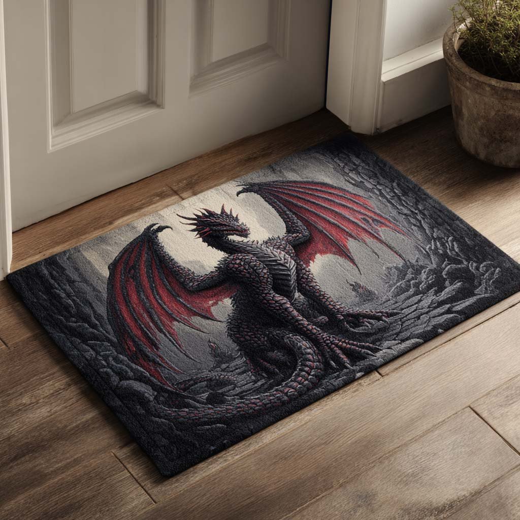 Inferno Wing Doormat - Nature Design | Printed Welcome Doormat