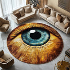 Infinity Eyes Round Mat Rug - Nature Design | Serene Home Decor