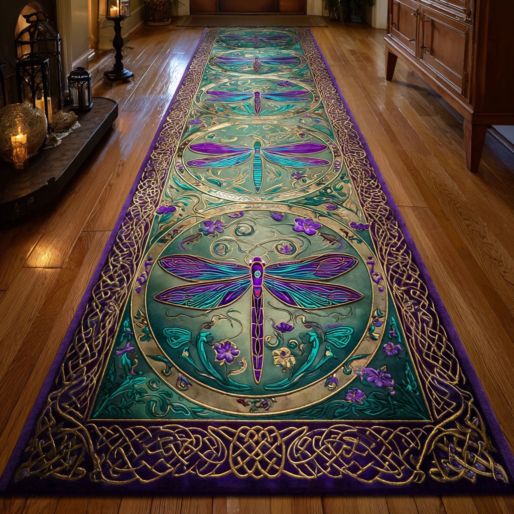 Iridescent Reverie Runner Carpet Runner Rug - Cute Pet Design | Animal Printed Runner Rug