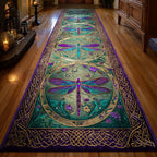 Iridescent Reverie Runner Carpet Runner Rug - Cute Pet Design | Animal Printed Runner Rug