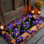 Iris Garden Doormat - Nature Design | Printed Welcome Doormat