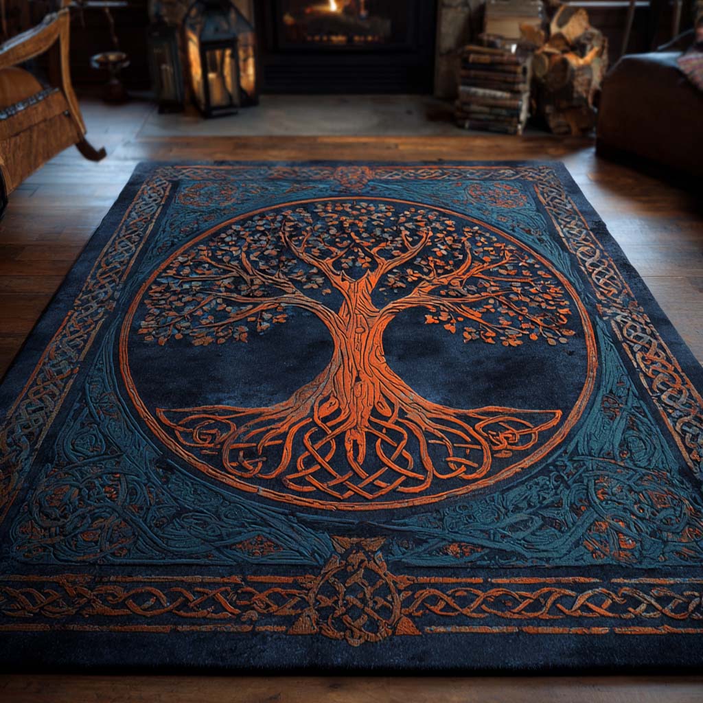 Ironwood Soul area rug in a living room