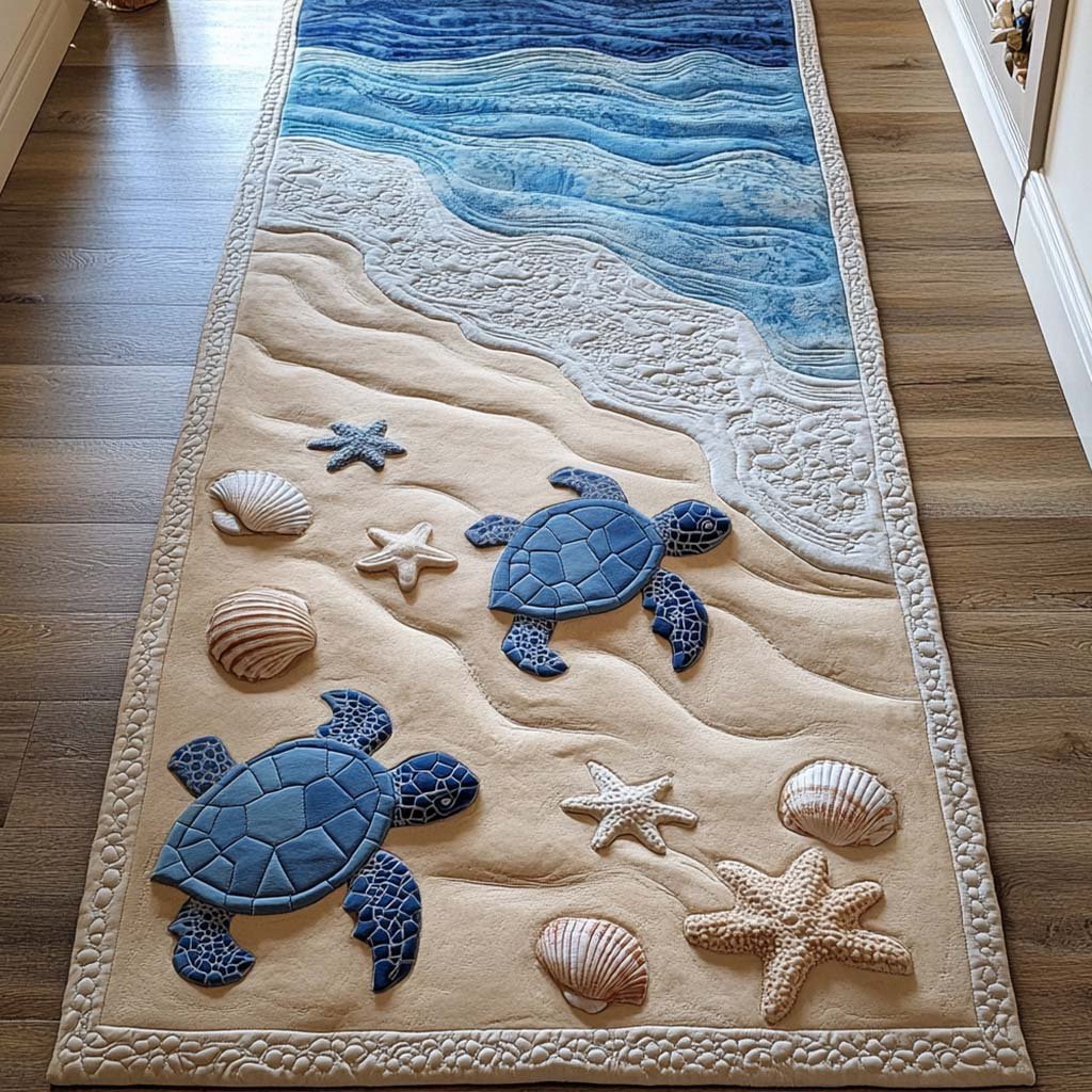 Island Journey Runner Carpet Runner Rug - Cute Pet Design | Animal Printed Runner Rug