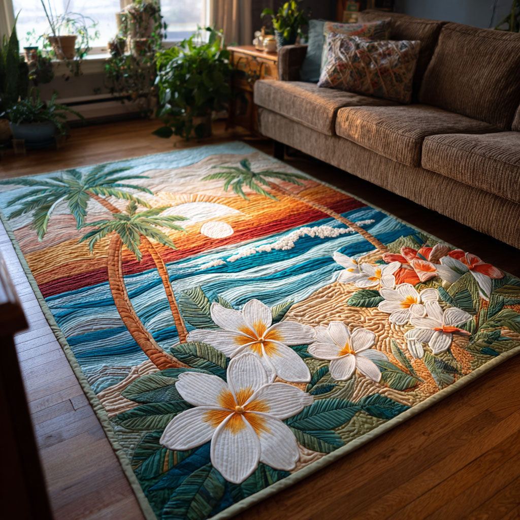 Island Light area rug in a living room