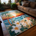 Island Light area rug in a living room