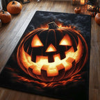 Jack O’ Abyss area rug in a living room