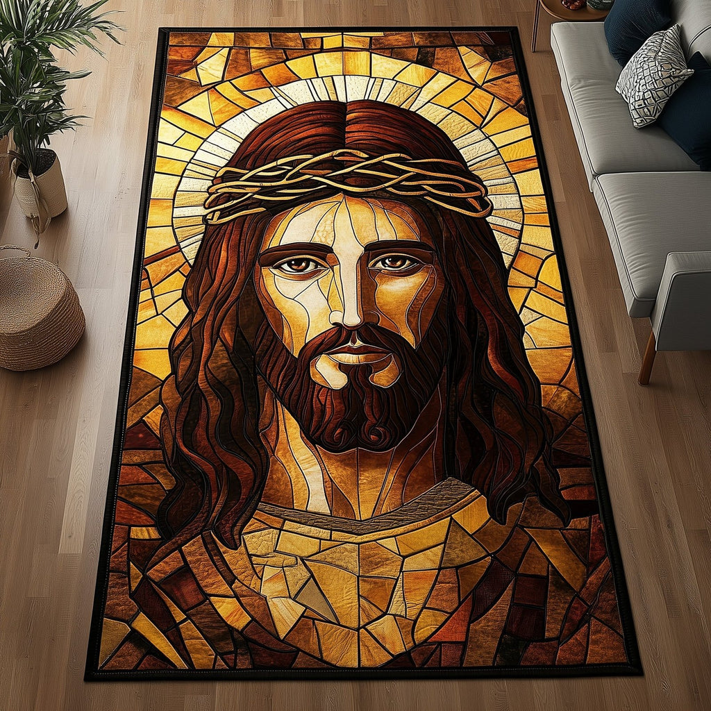 Jesus Runner Rug - Nature Design | Serene Runner Rug