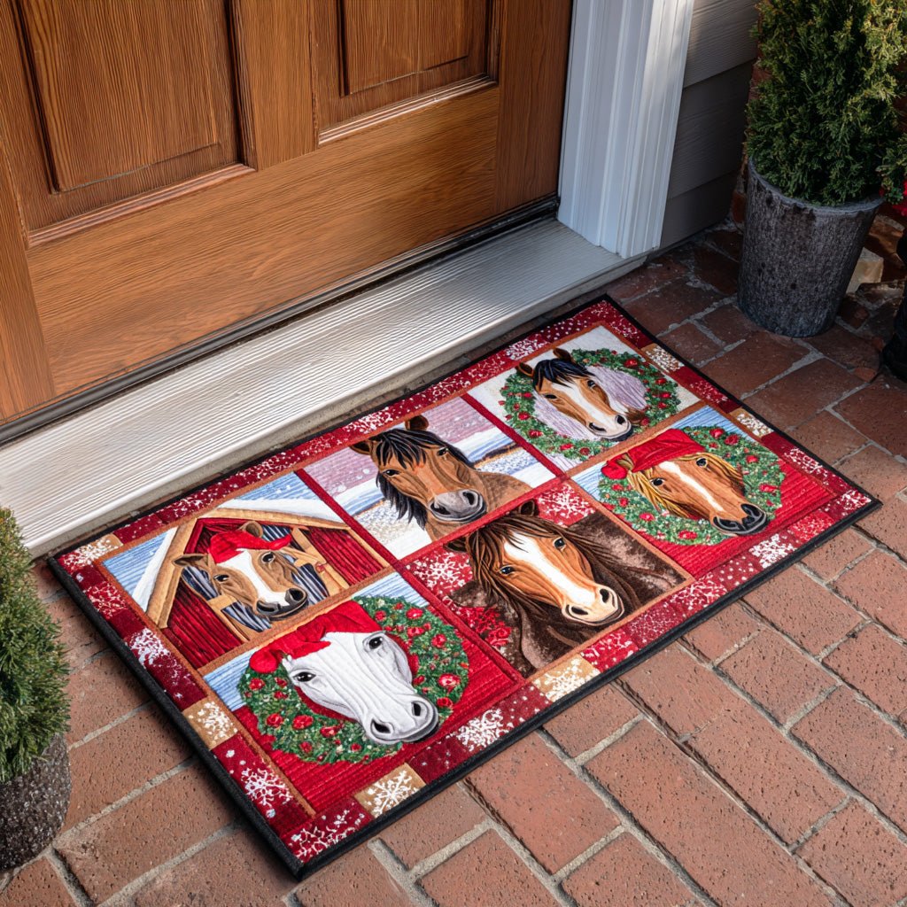 Jingle Riders Doormat - Nature Design | Printed Welcome Doormat