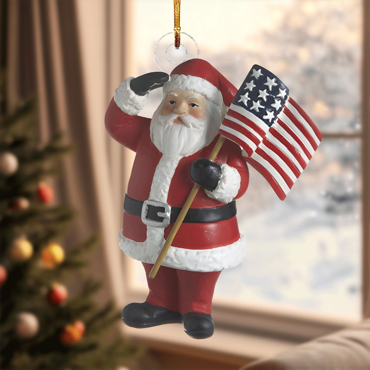 Jolly Old St Nick Christmas Ornament