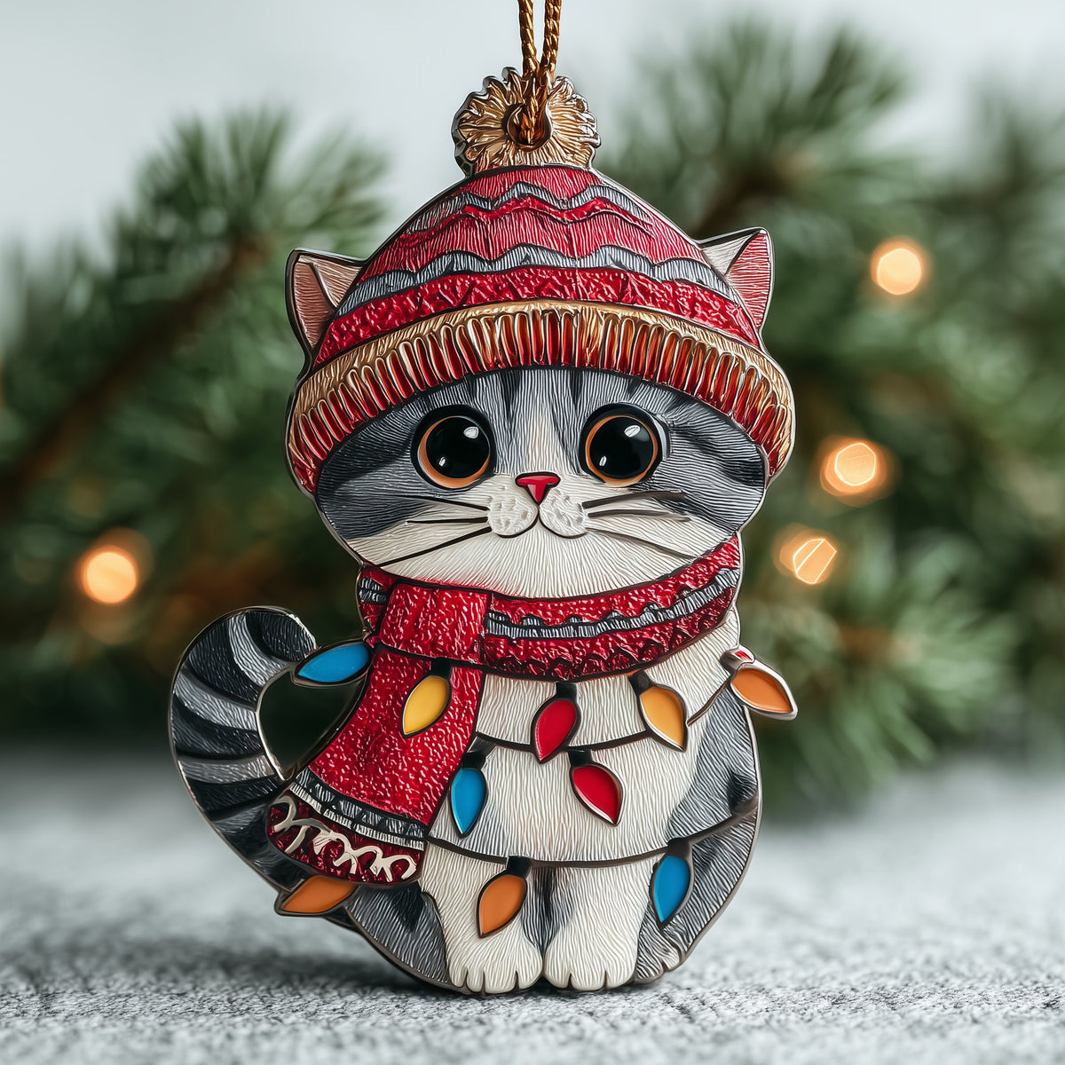 Jolly Tail Christmas Ornament
