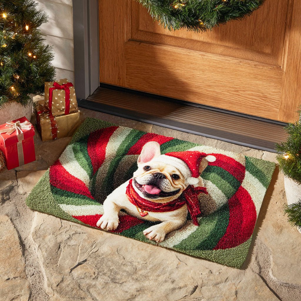 Jolly Bulldog Doormat - Cute Animal Design | Printed Welcome Doormat