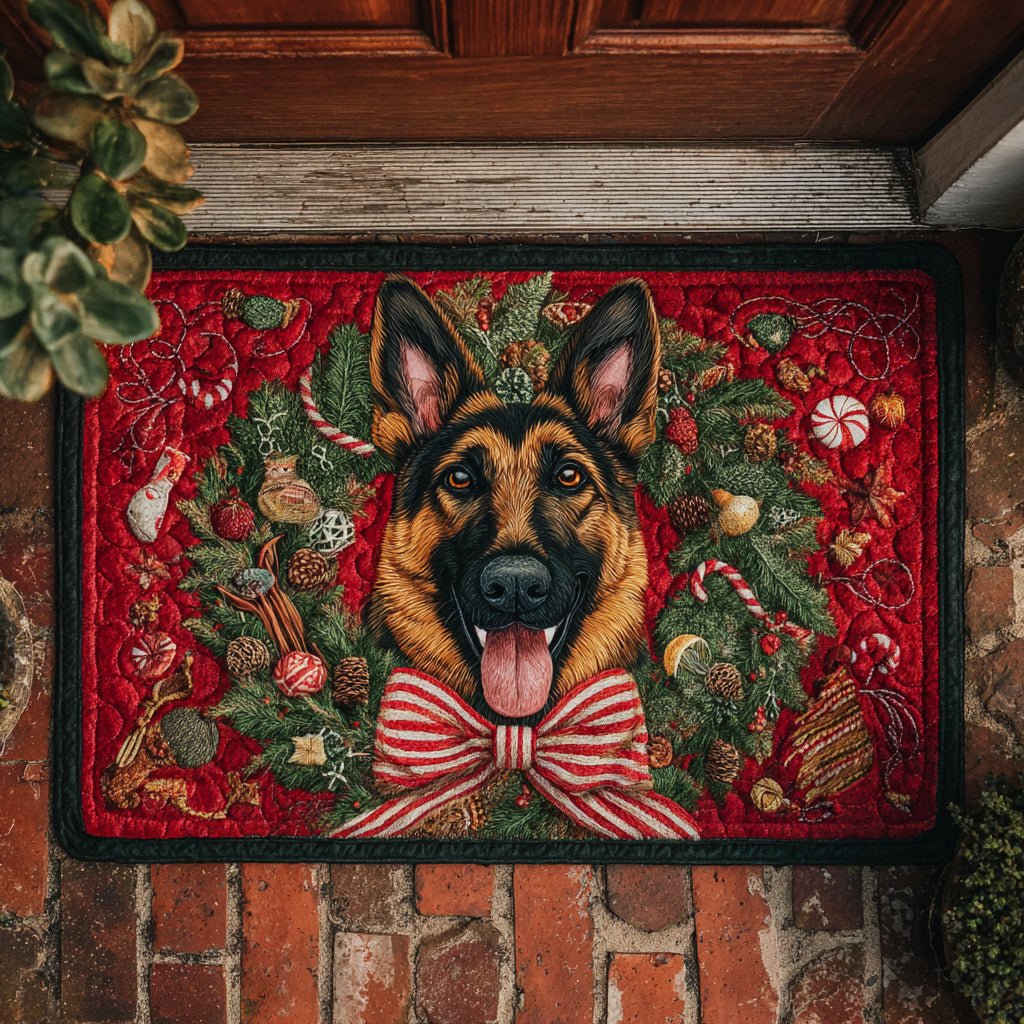 Jolly German Shepherd Doormat - Nature Design | Printed Welcome Doormat