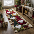 Jolly Gnome Trail Runner Carpet Runner Rug - Cute Pet Design | Animal Printed Runner Rug