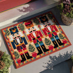 Jolly Nutcracker Doormat - Nature Design | Printed Welcome Doormat