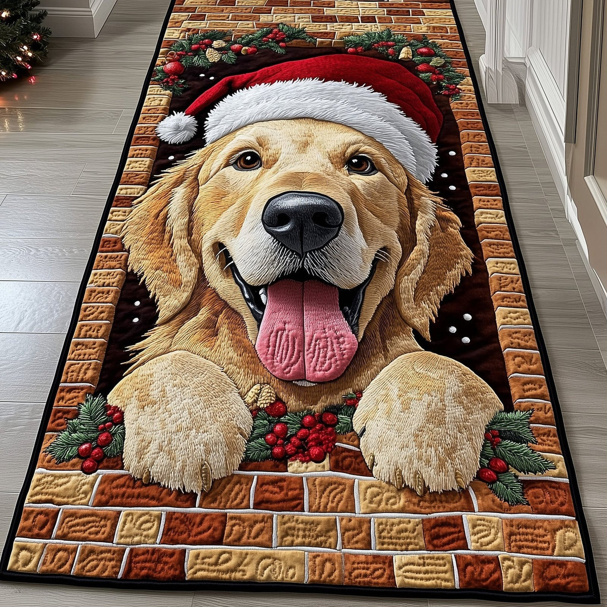 Jolly Retriever Runner Rug - Nature Design | Serene Runner Rug