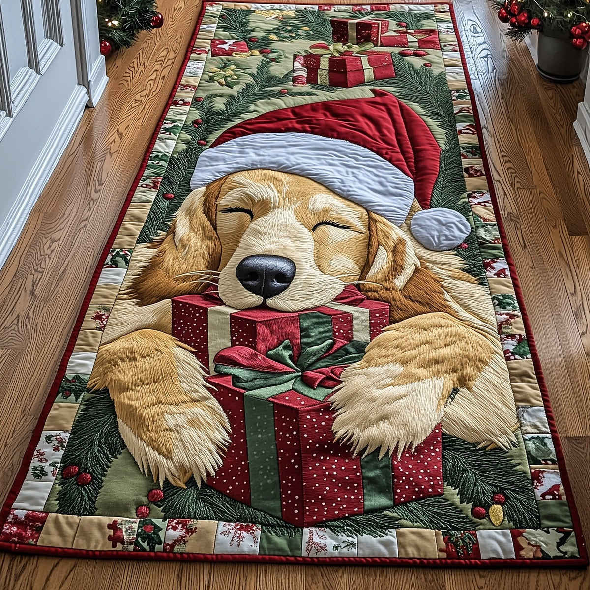 Jolly Retriever Runner Rug - Nature Design | Serene Runner Rug