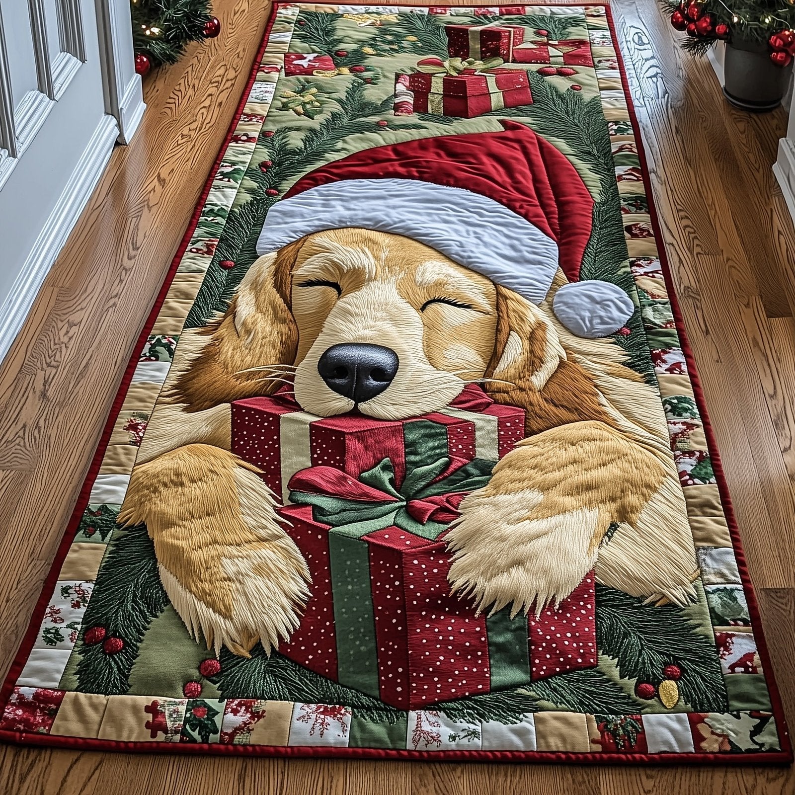 Jolly Retriever Runner Rug - Nature Design | Serene Runner Rug