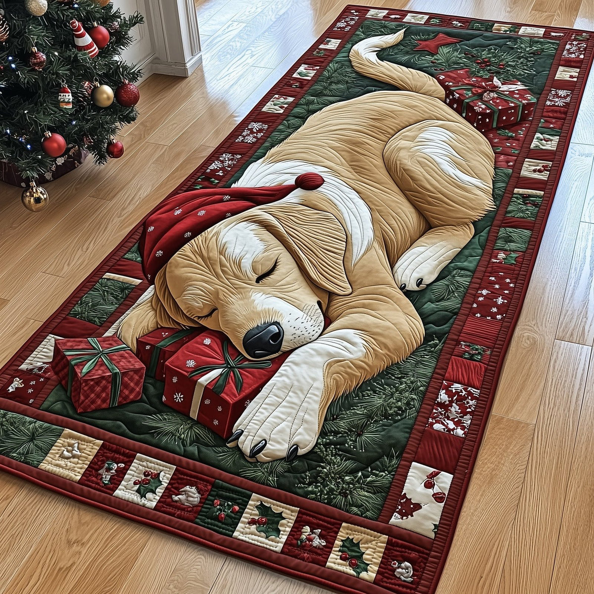 Jolly Retriever Runner Rug - Nature Design | Serene Runner Rug