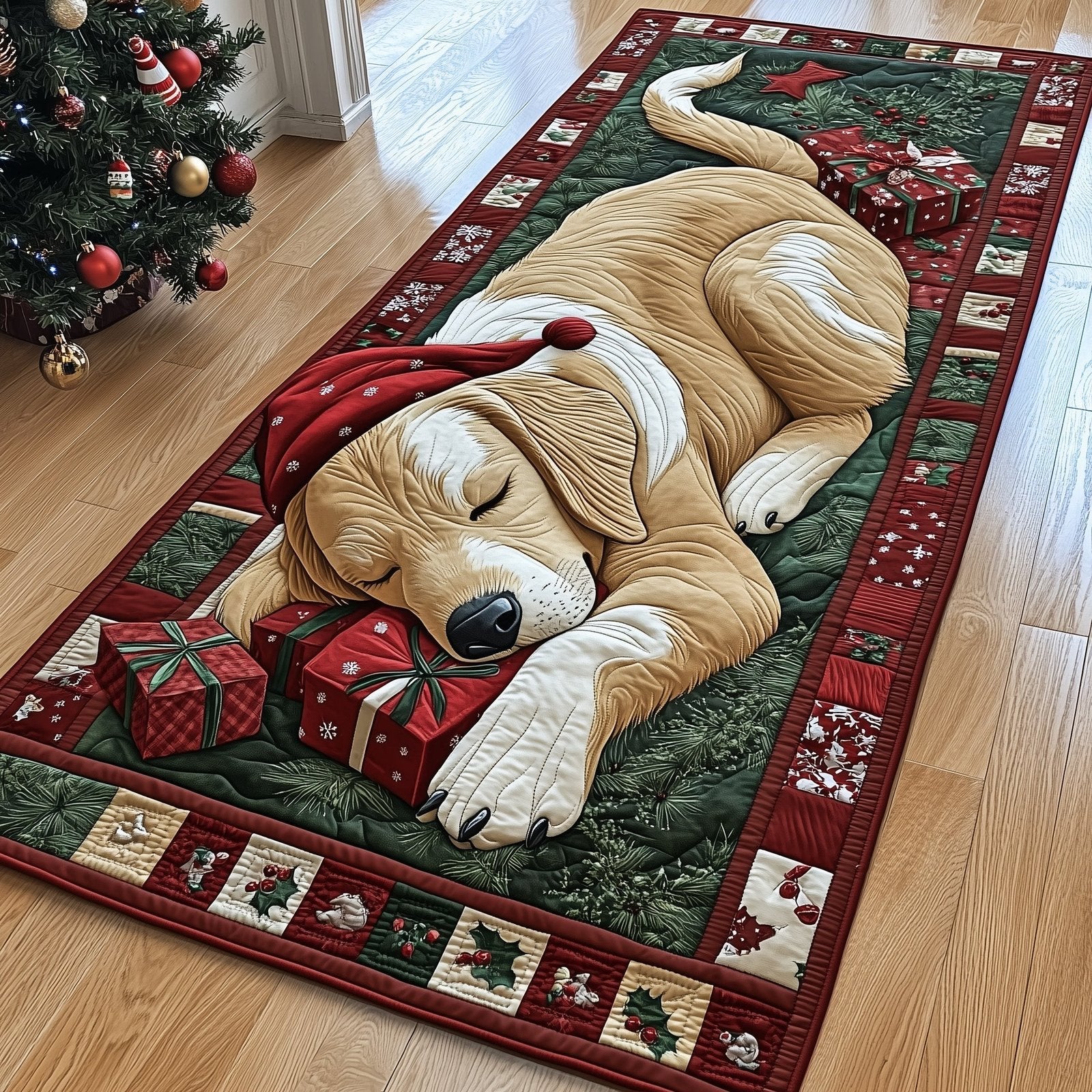 Jolly Retriever Runner Rug - Nature Design | Serene Runner Rug