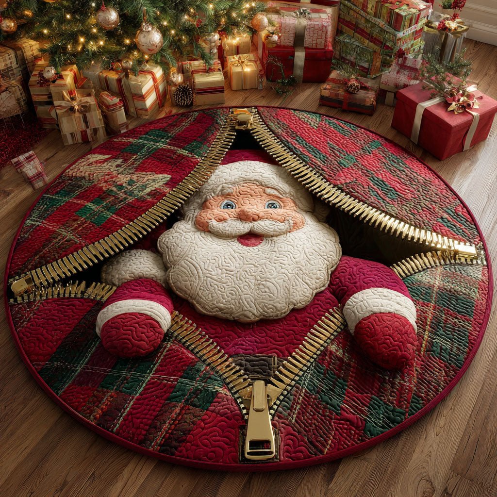 Jolly Saint Round Mat Rug - washable non-slip printed rug