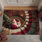 Jolly Santa Doormat - Seasonal Holiday Design | Printed Welcome Doormat
